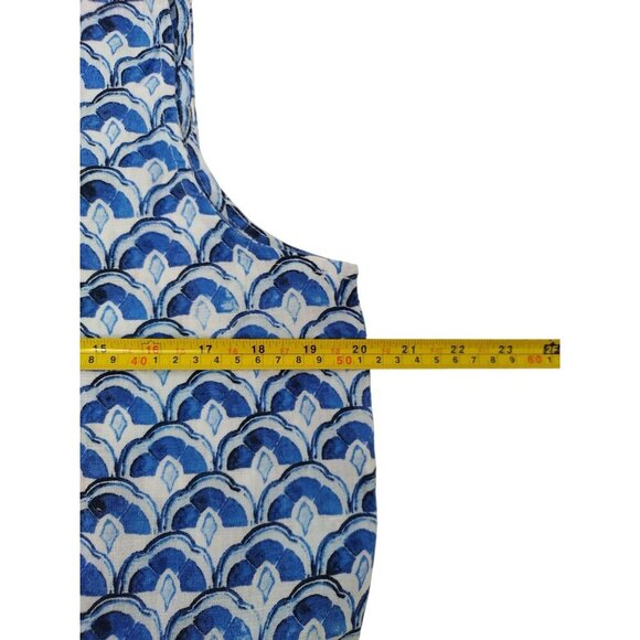 Sigrid Olsen Women's Sleeveless Linen Blend Button-Down Blouse, Size M. NWT. - Picture 2 of 8